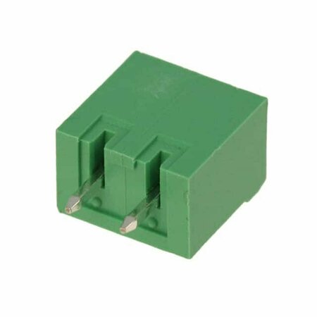 FCI Pluggable Terminal Blocks Oq 5.08 2P Green   Close Stackable Vertical Type OQ02545000J0G